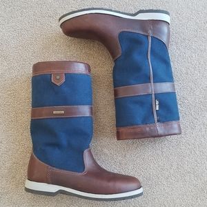 Dubarry Ireland Goretex Blue Brown Shamrock Boots
